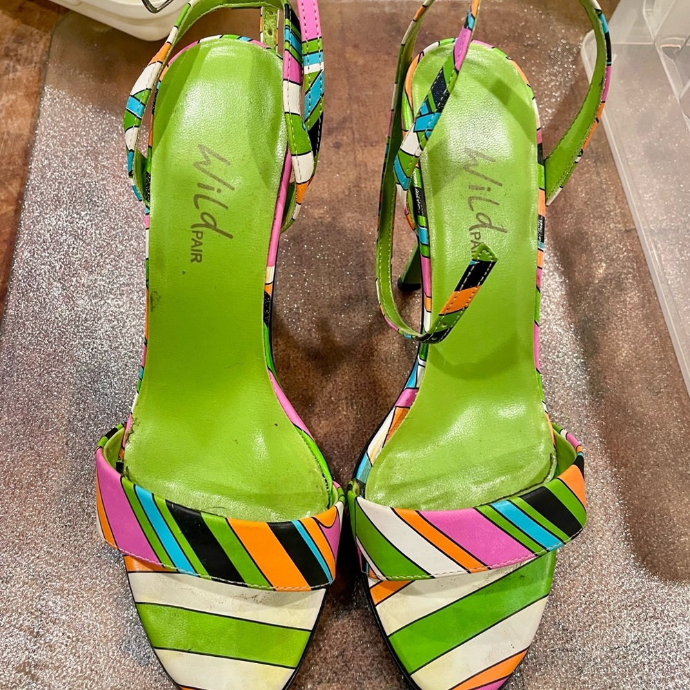 Wild Pair Vibrant Strappy Heels